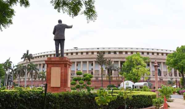 Parliament House in New Delhi, India