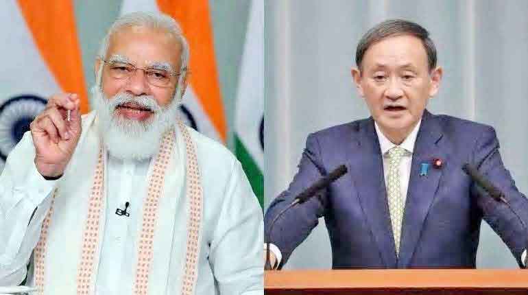 Yoshihide Suga and Narendra Modi